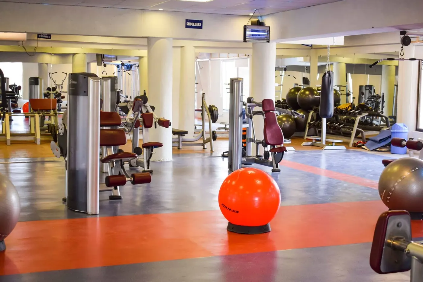 INU iGym free weights area
