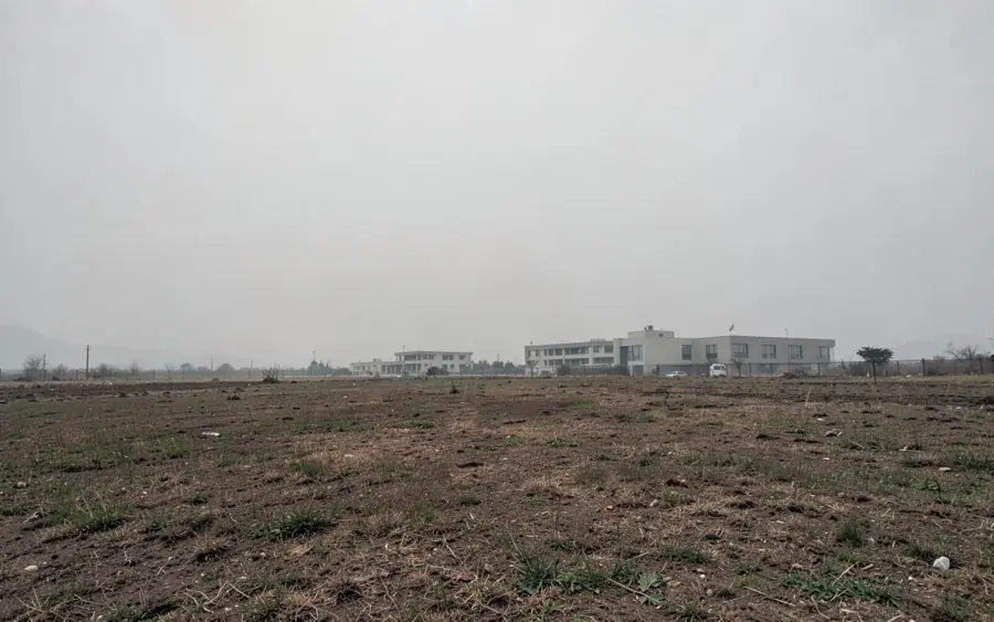 Neutral open site representing the planned Mardan campus